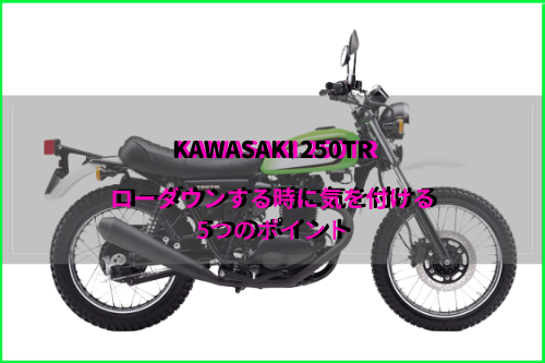 Kawasaki 250TR 純正サスペンション